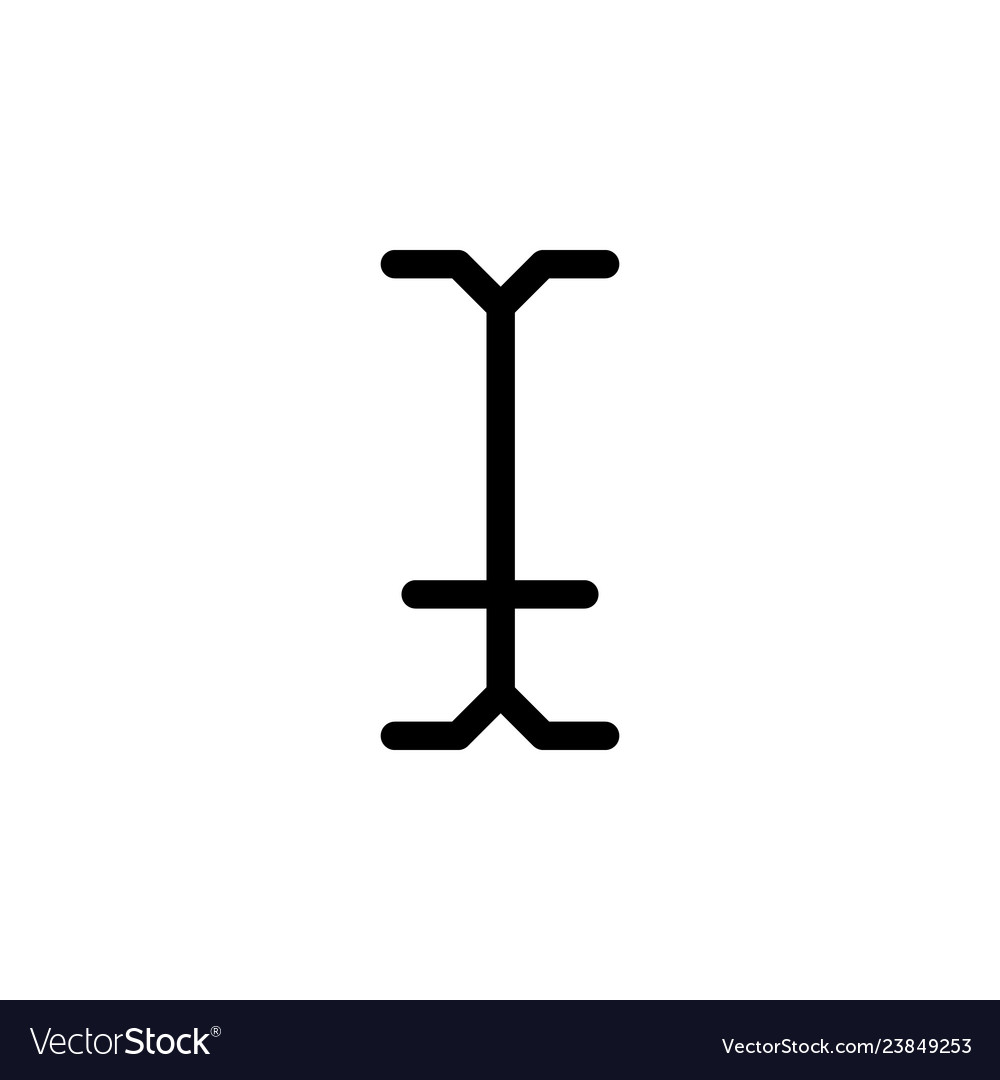 Type text editor icon can be used for web logo vector image Type text editor icon can be used for web logo