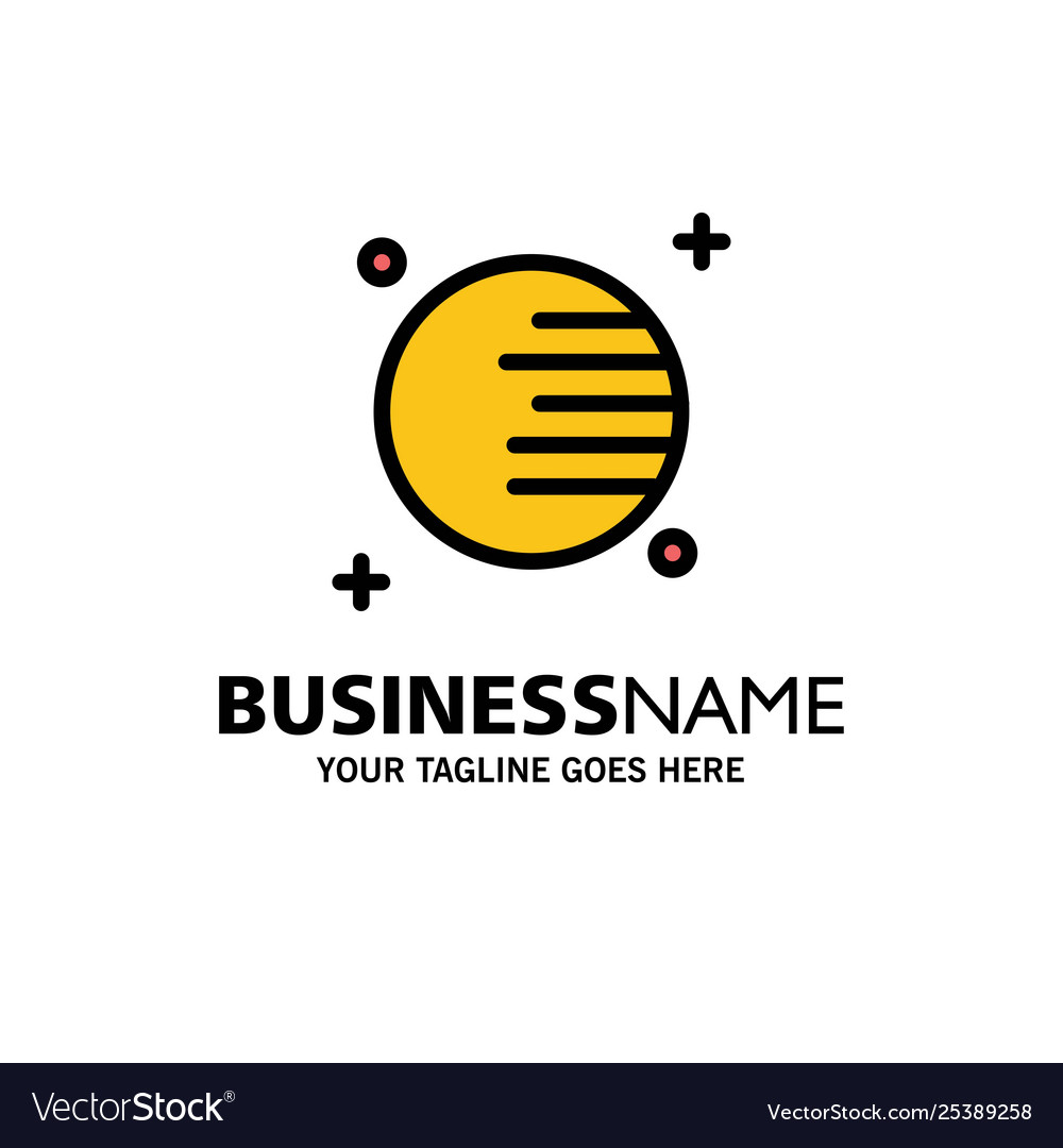 Astronomie Planet Raum Business Logo Vorlage