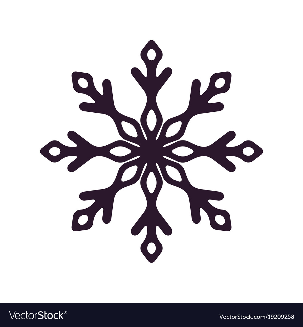 Dark Snowflake Icon