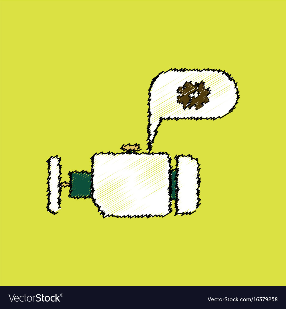 Flat icon design collection engine and broken