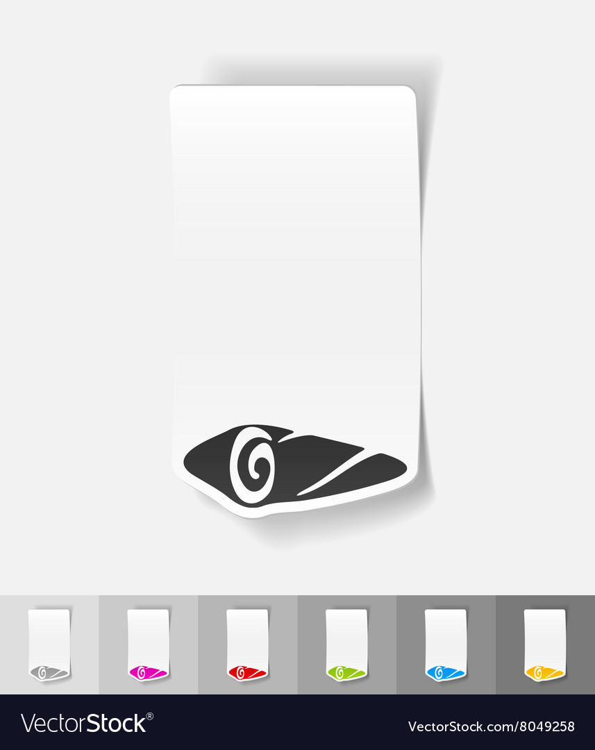 Realistic design element sushi