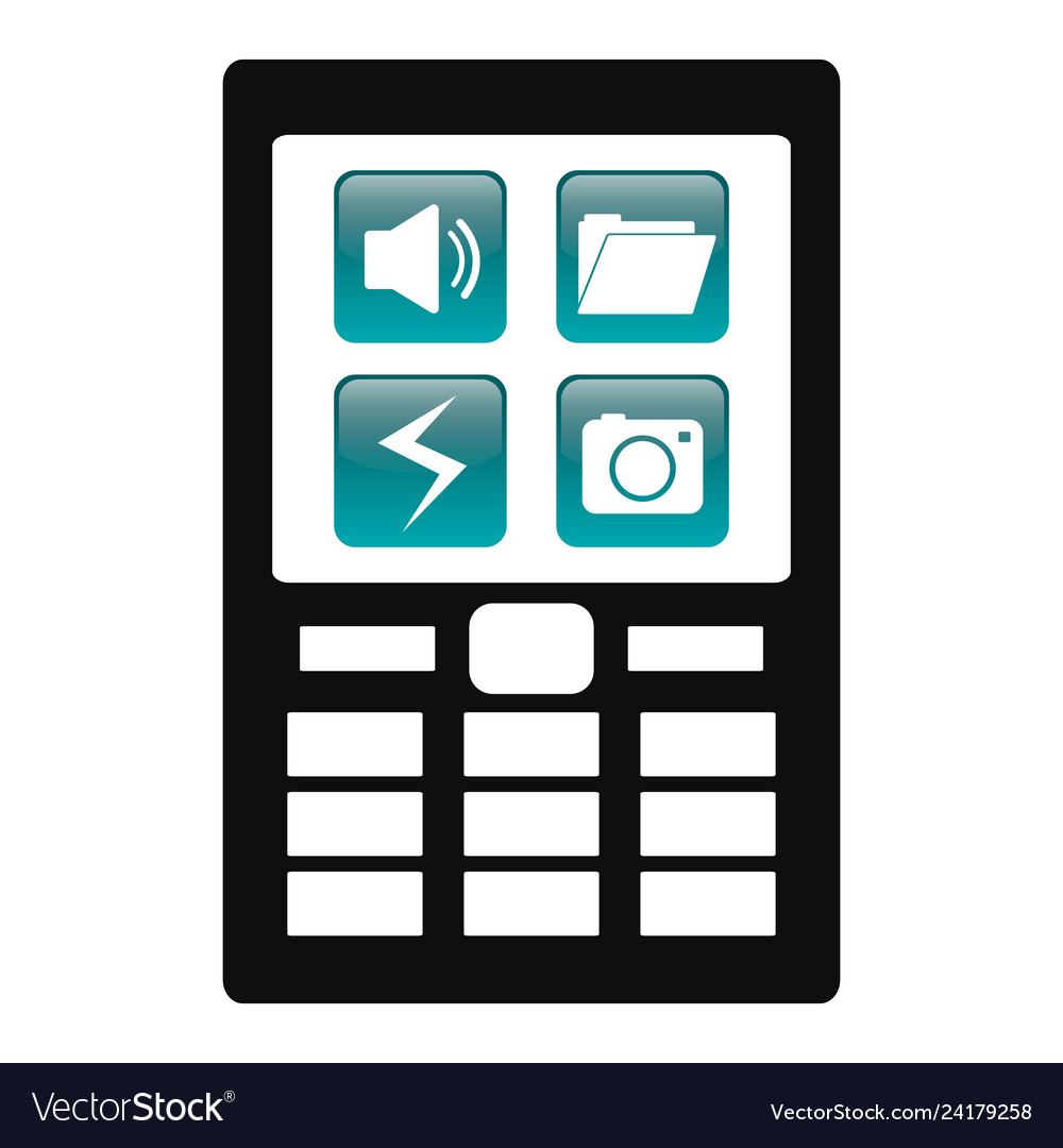 Tablet with applications menu