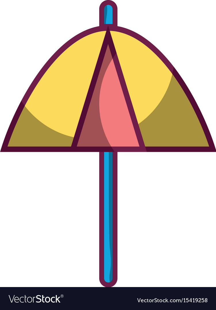 Umbrella protection of the change weather Vector Image