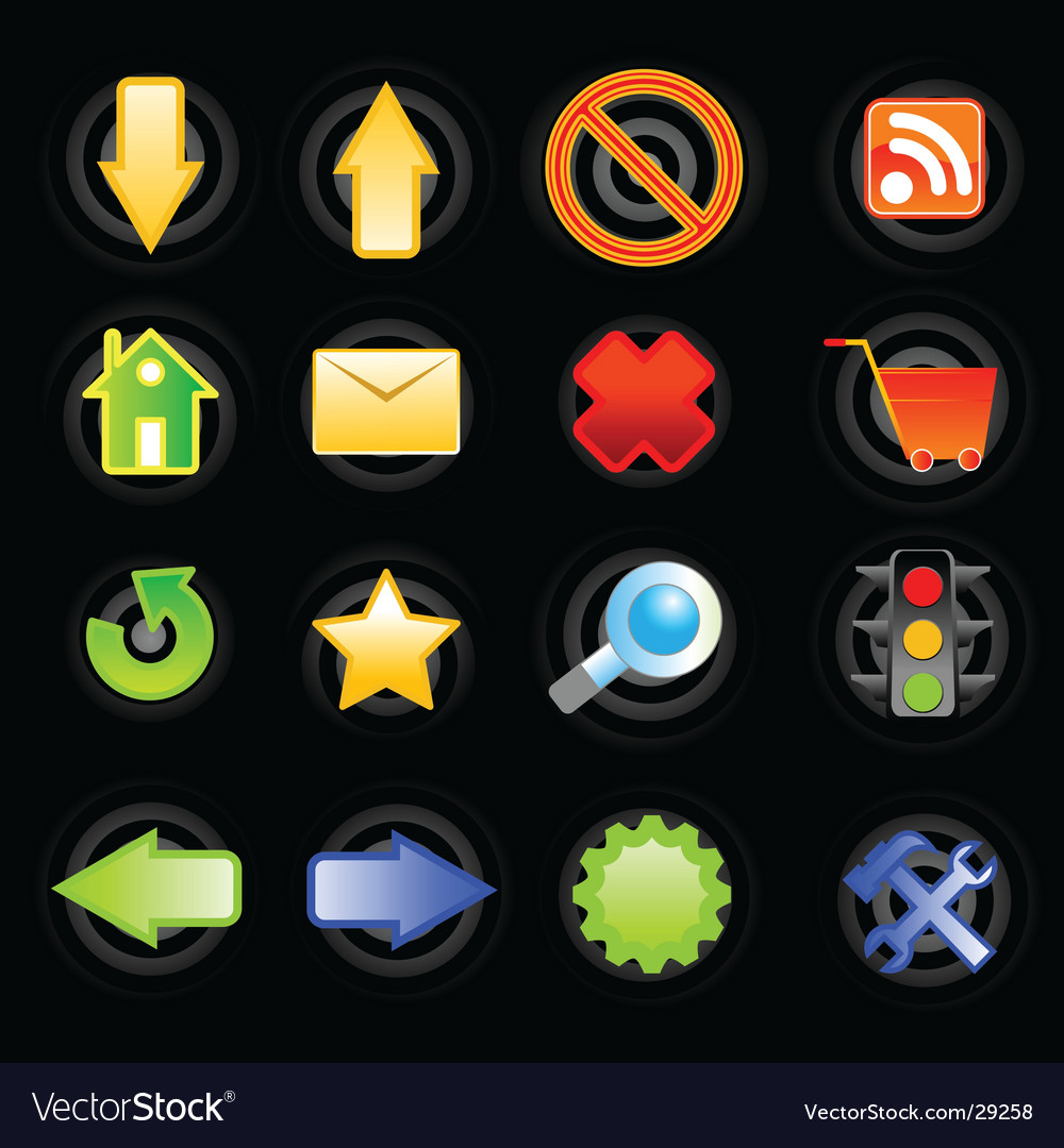 Web icons