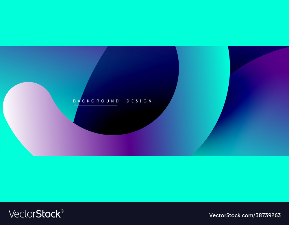 Abstract overlapping lines and circles geometric