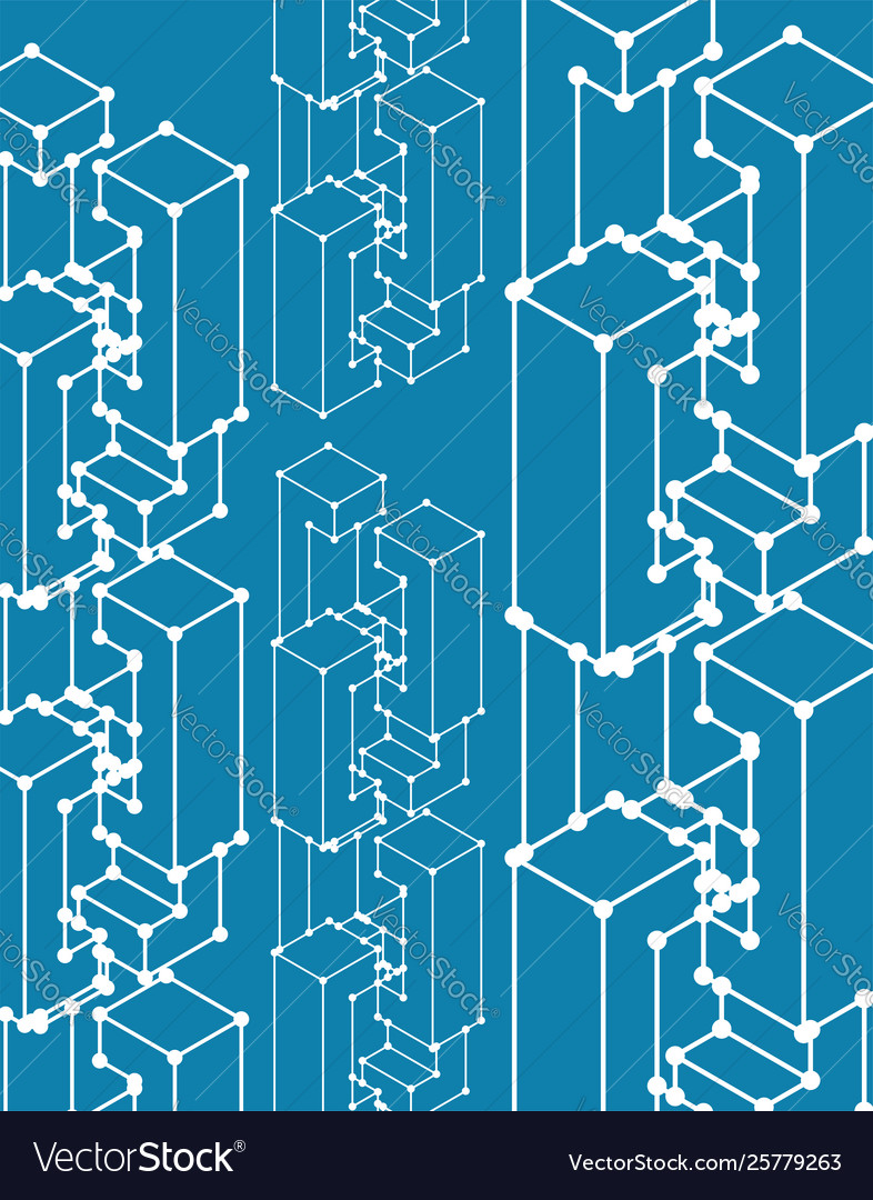 Blockchain network background for presentations