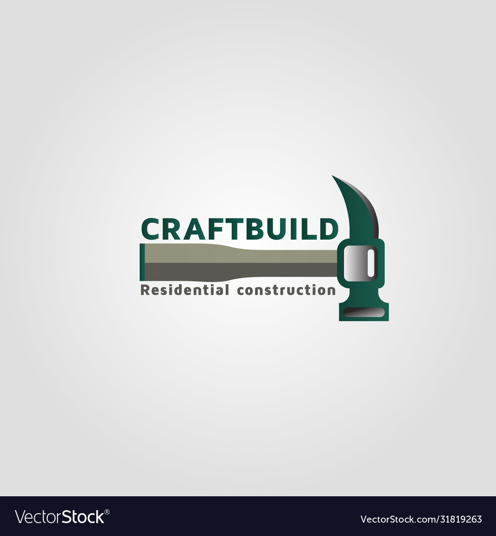 Construction real estate logo design template