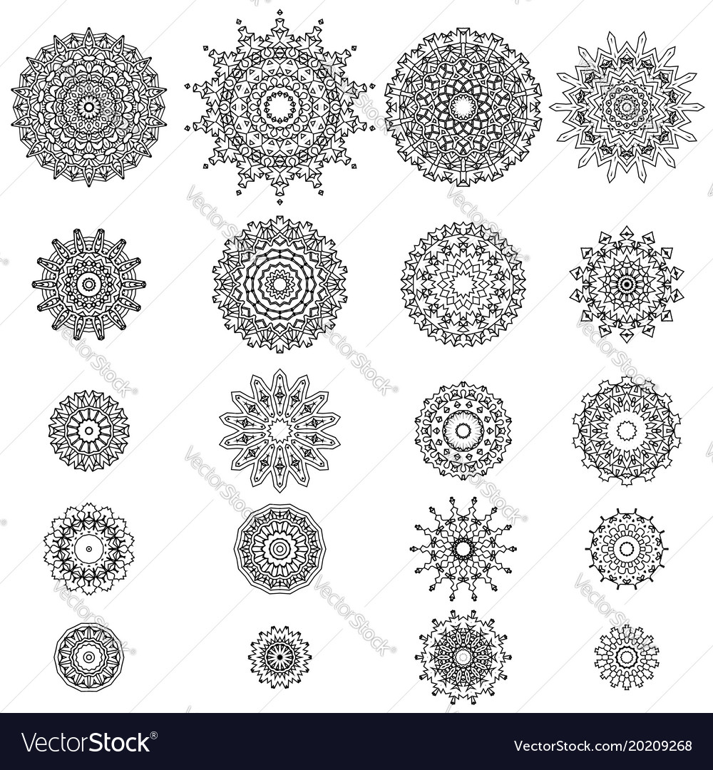 Ornamental line pattern endless texture