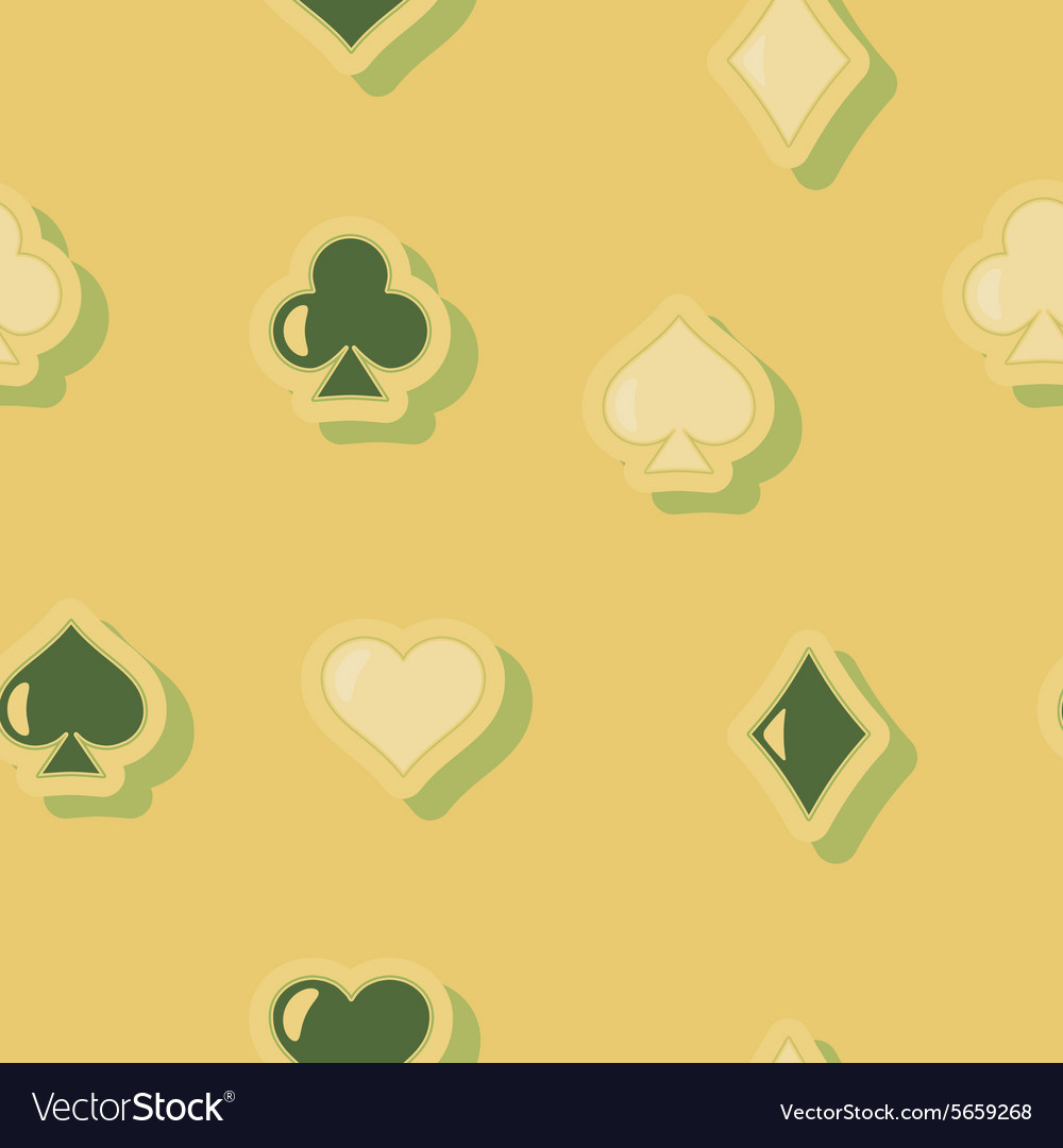 Seamless background with card suits