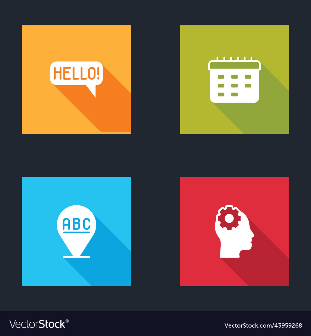 Set hello in different languages school timetable