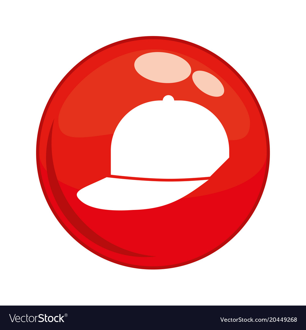 Sport cap button icon