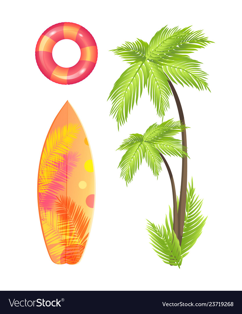 Surfing Icons - Summer Beach Set