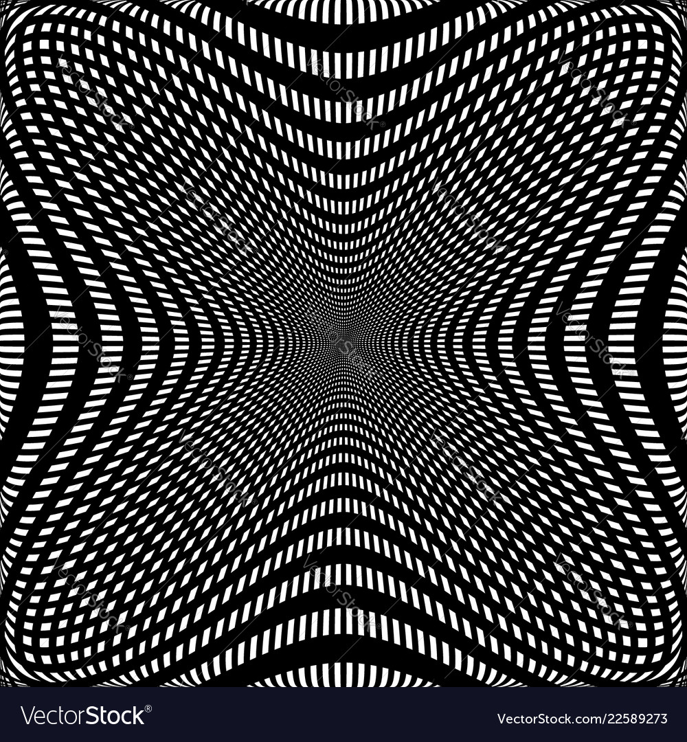 Abstract grid mesh of lines distorted deformed vector image Abstract grid mesh of lines distorted deformed