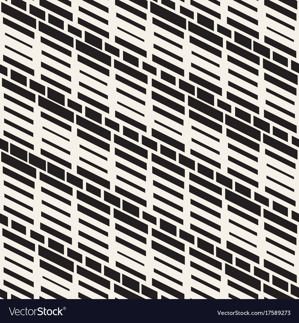 Black and white irregular dashed lines pattern