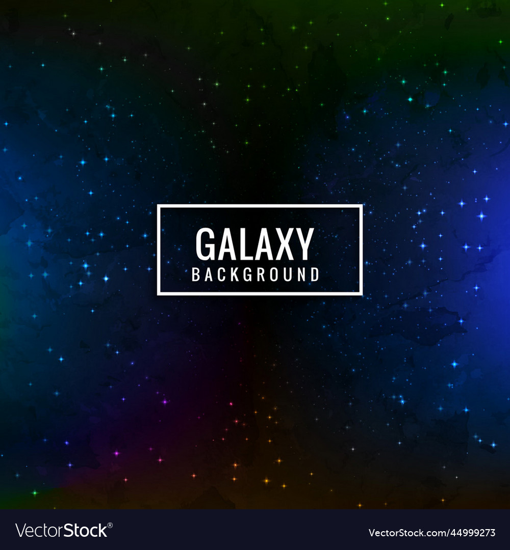 Dark blue galaxy background Royalty Free Vector Image