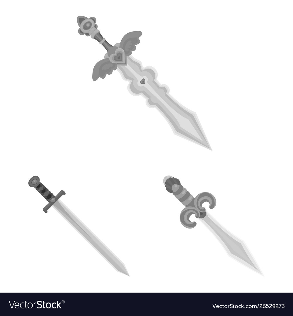 Design sharp and blade icon collection