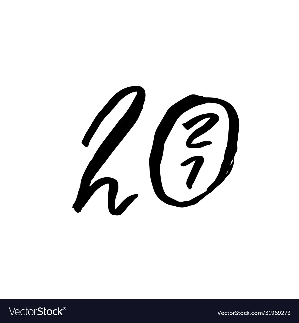 Hand drawn grunge lettering calligraphy poster vector image Hand drawn grunge lettering calligraphy poster
