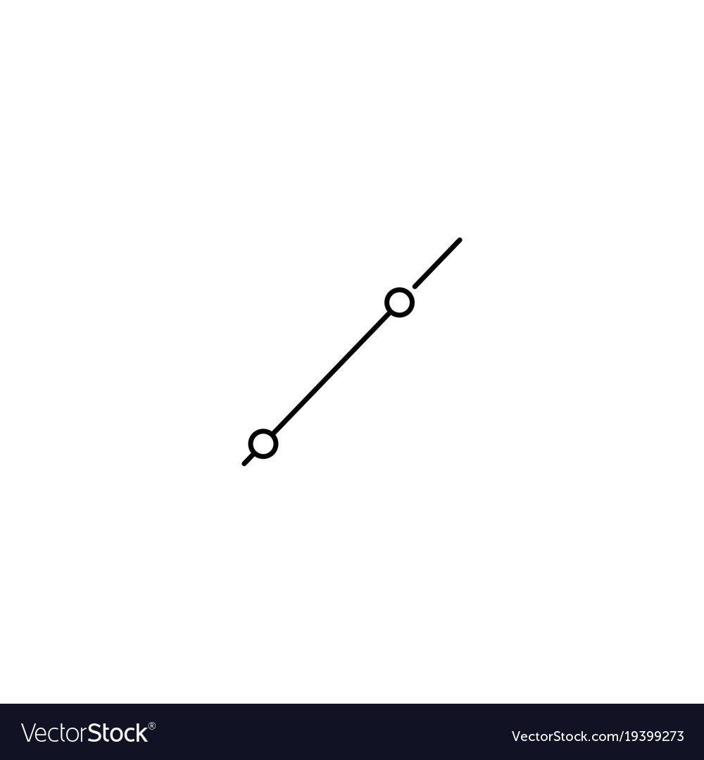 Line segment icon