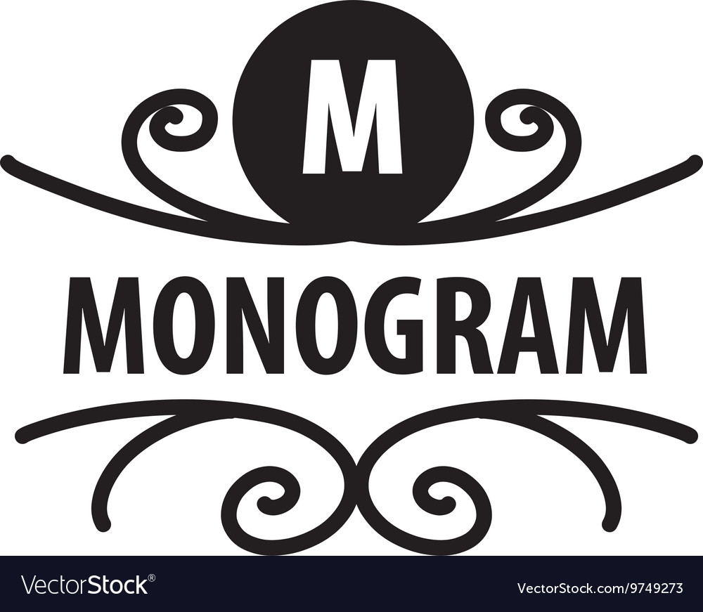 Monogram in frame