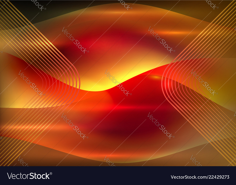 Red wave abstract background design