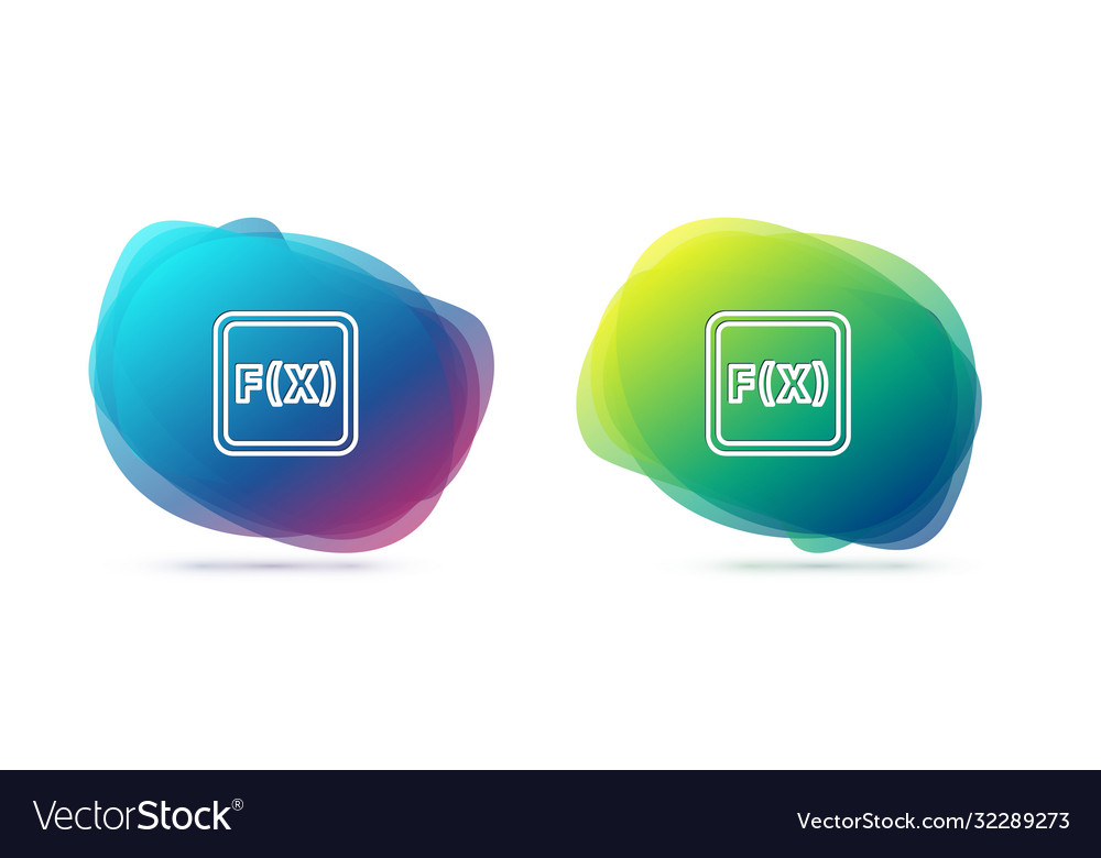 Set line math system equation solution vector image Set line math system equation solution