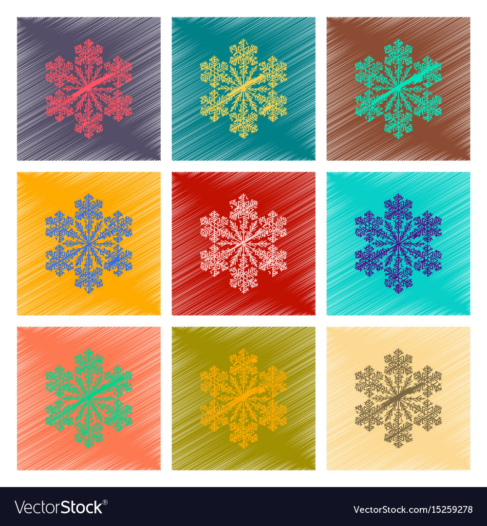 Assembly flat shading style snowflake