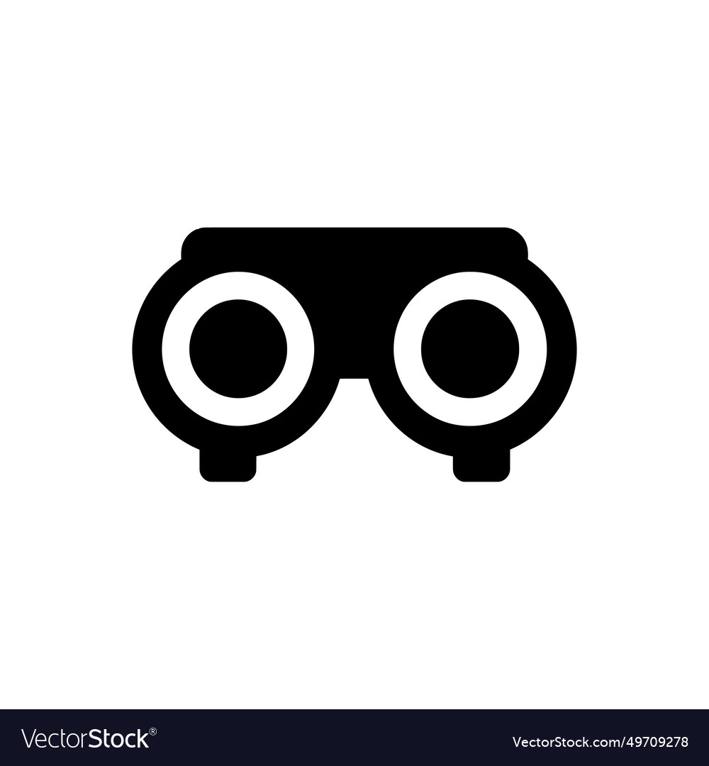 Binoculars icon Royalty Free Vector Image - VectorStock