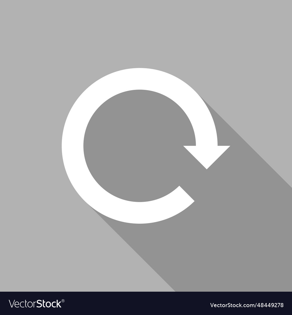 Circle arrow icon reload refresh rotation vector image Circle arrow icon reload refresh rotation