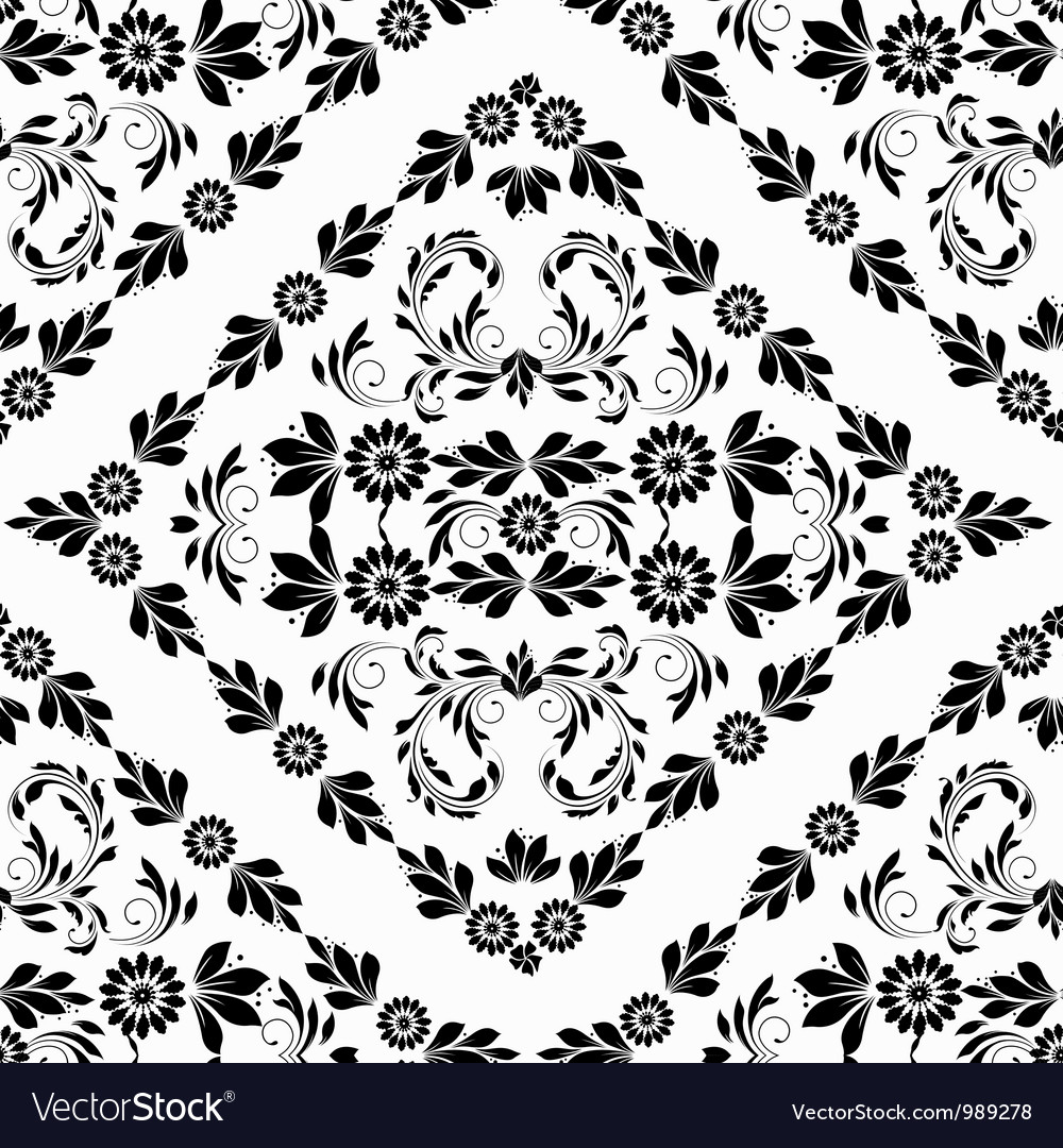 Damask seamless pattern
