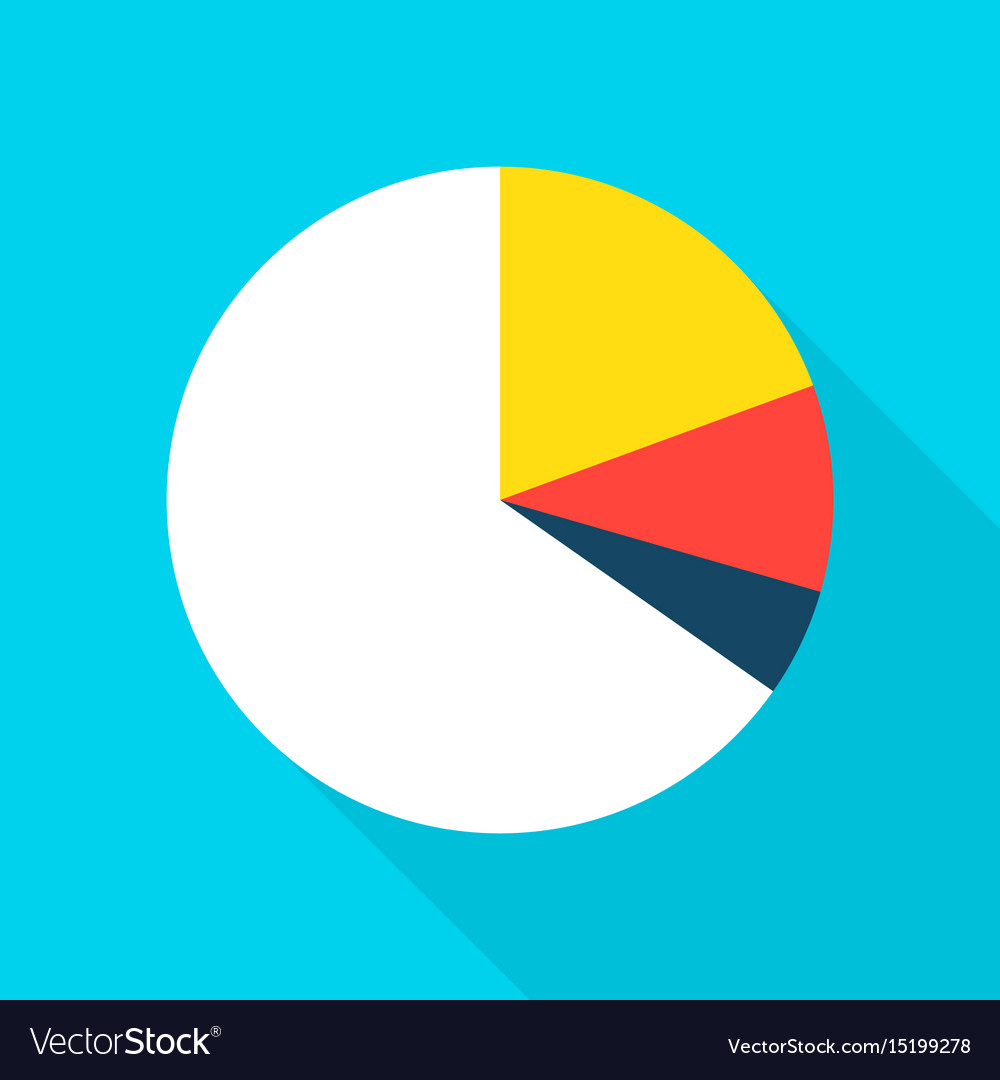 Flat Pie Chart Icon