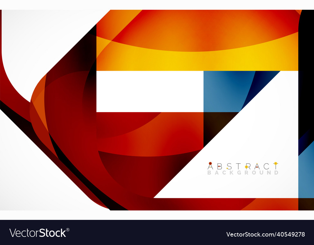 Minimal background abstract square shape vector image Minimal background abstract square shape