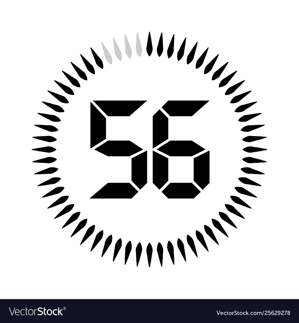 Minutes or seconds timer