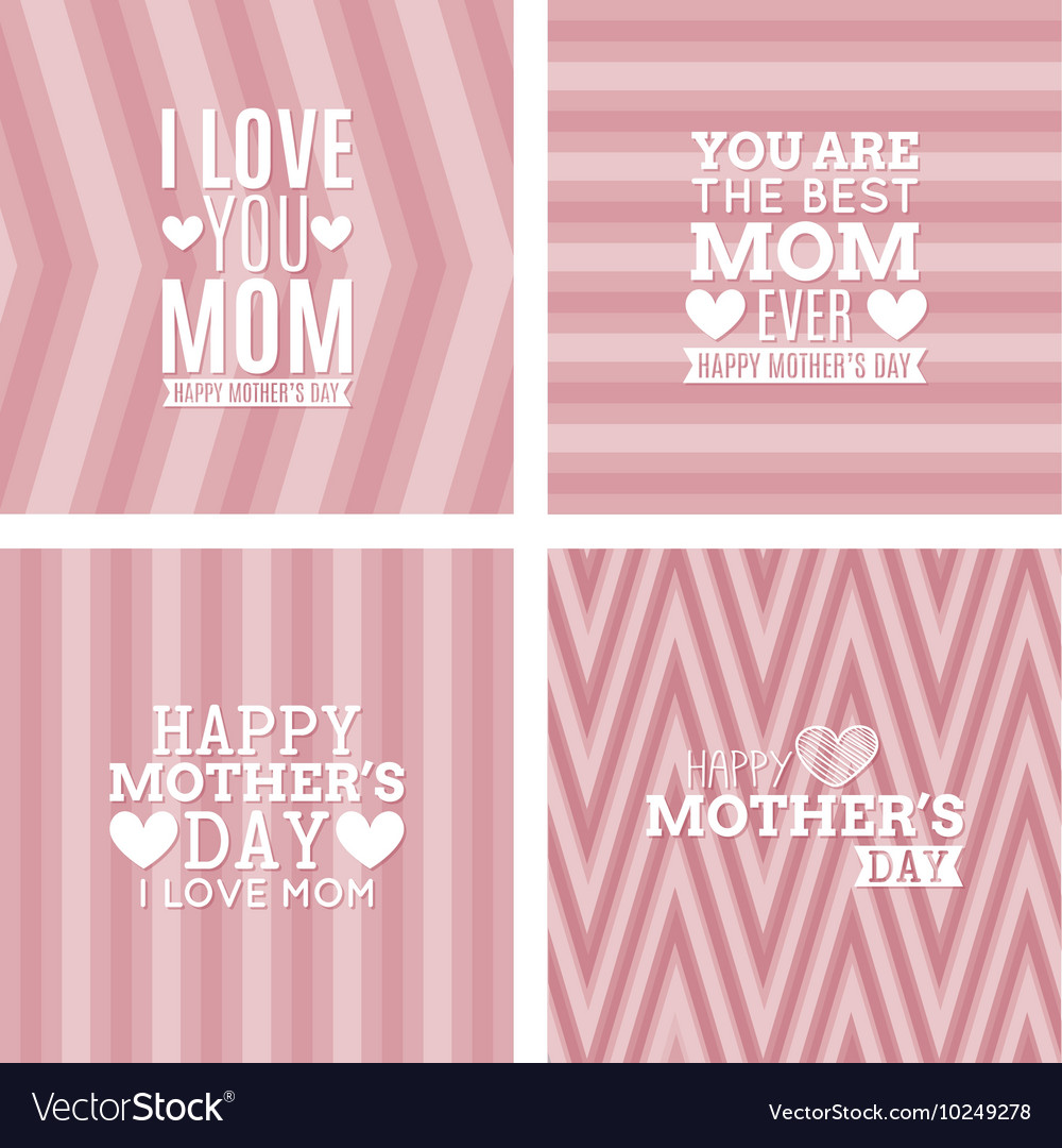 Mother day background Royalty Free Vector Image