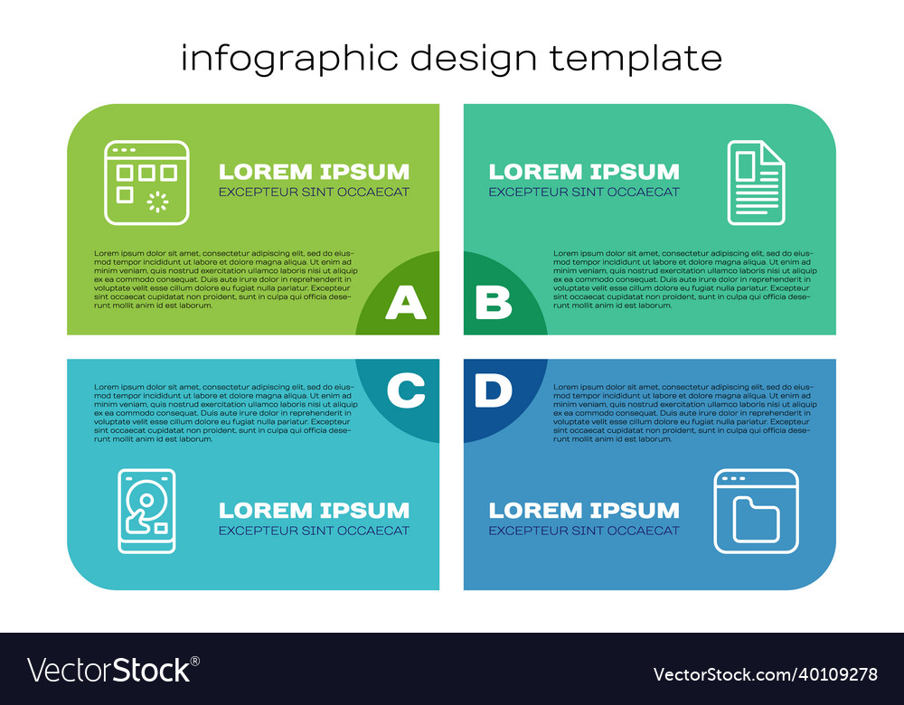 Set line hard disk drive hdd loading data window vector image Set line hard disk drive hdd loading data window