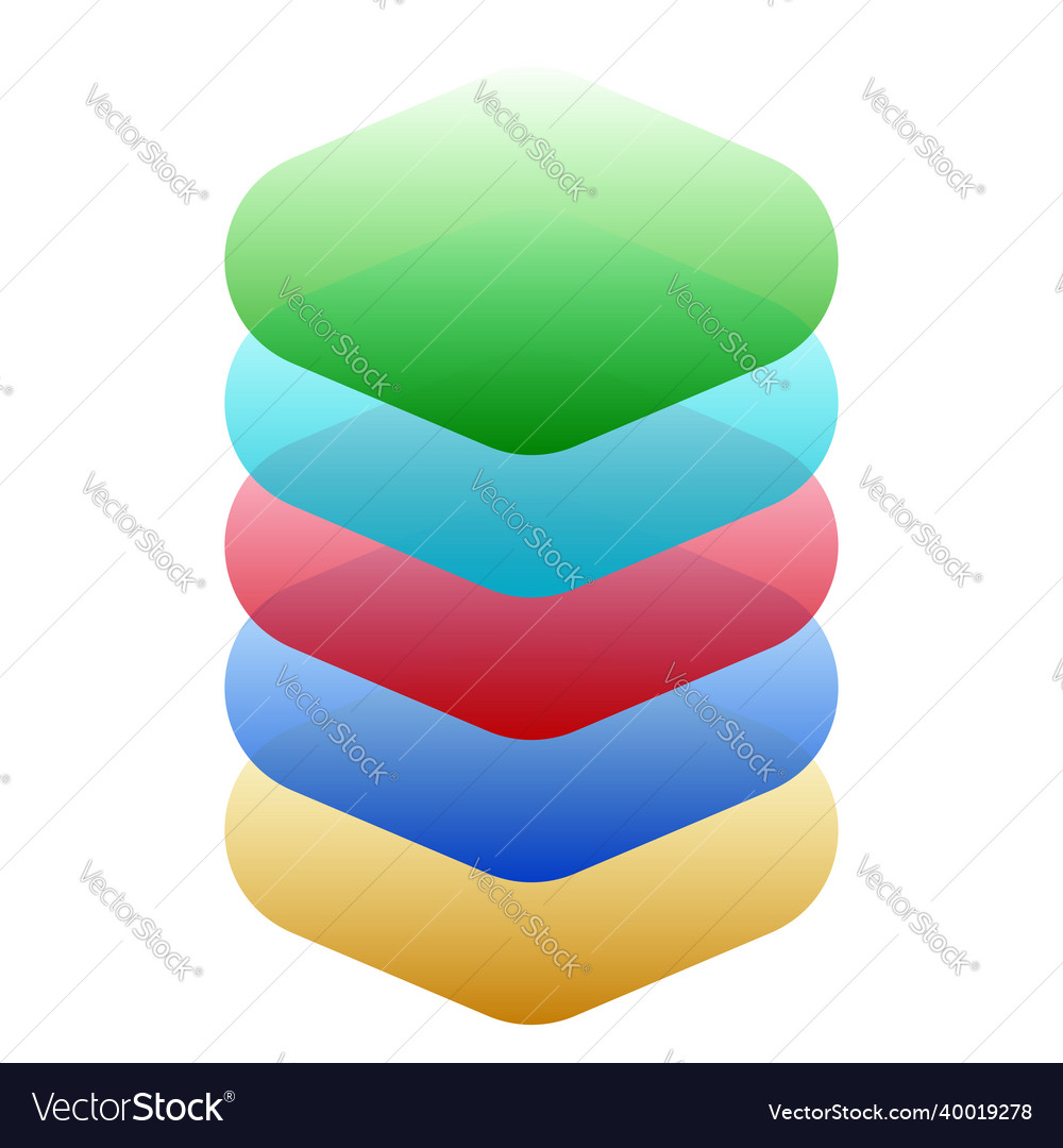 Stacked tower abstract server hdd hosting