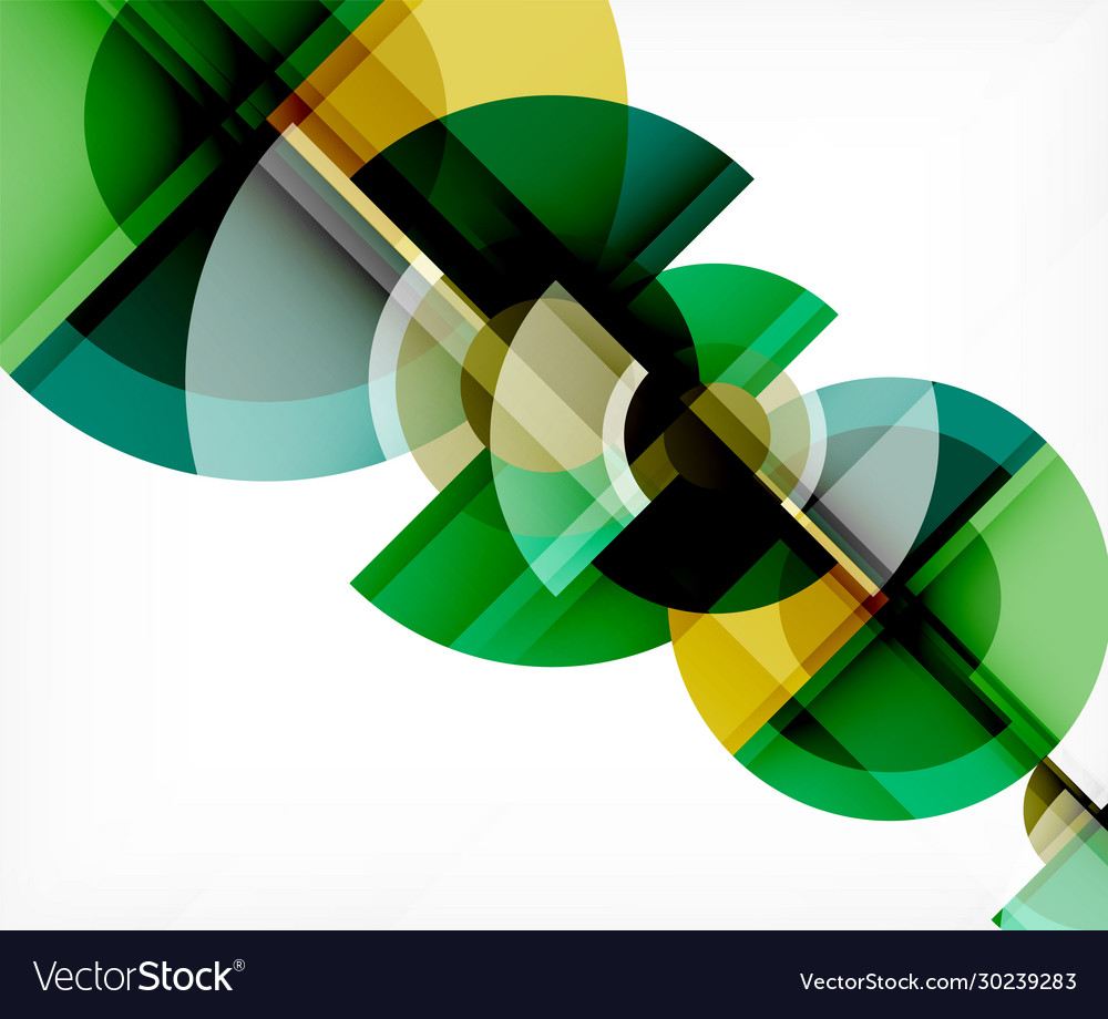 Abstract background circle and triangle design vector image Abstract background circle and triangle design