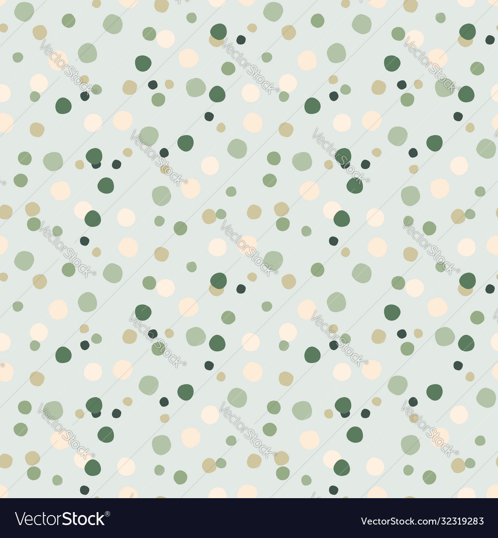 Abstract geometric polka dot seamless pattern