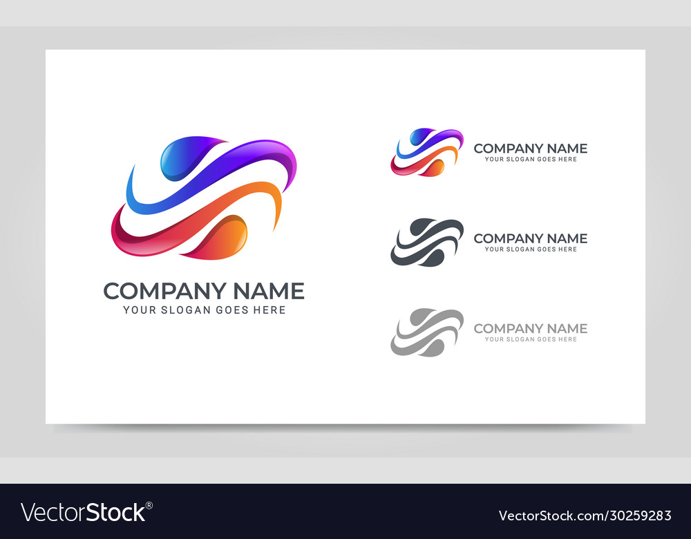 Abstract logo people business foundation Vector Image