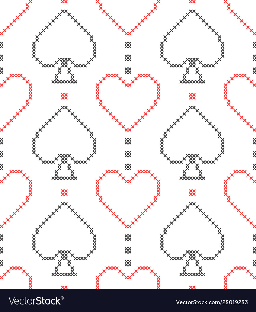 Card Suits Diamonds Spades Hearts Clubs Royalty Free Vector