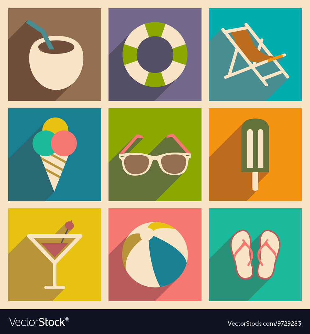 Flat with shadow concept and mobile application