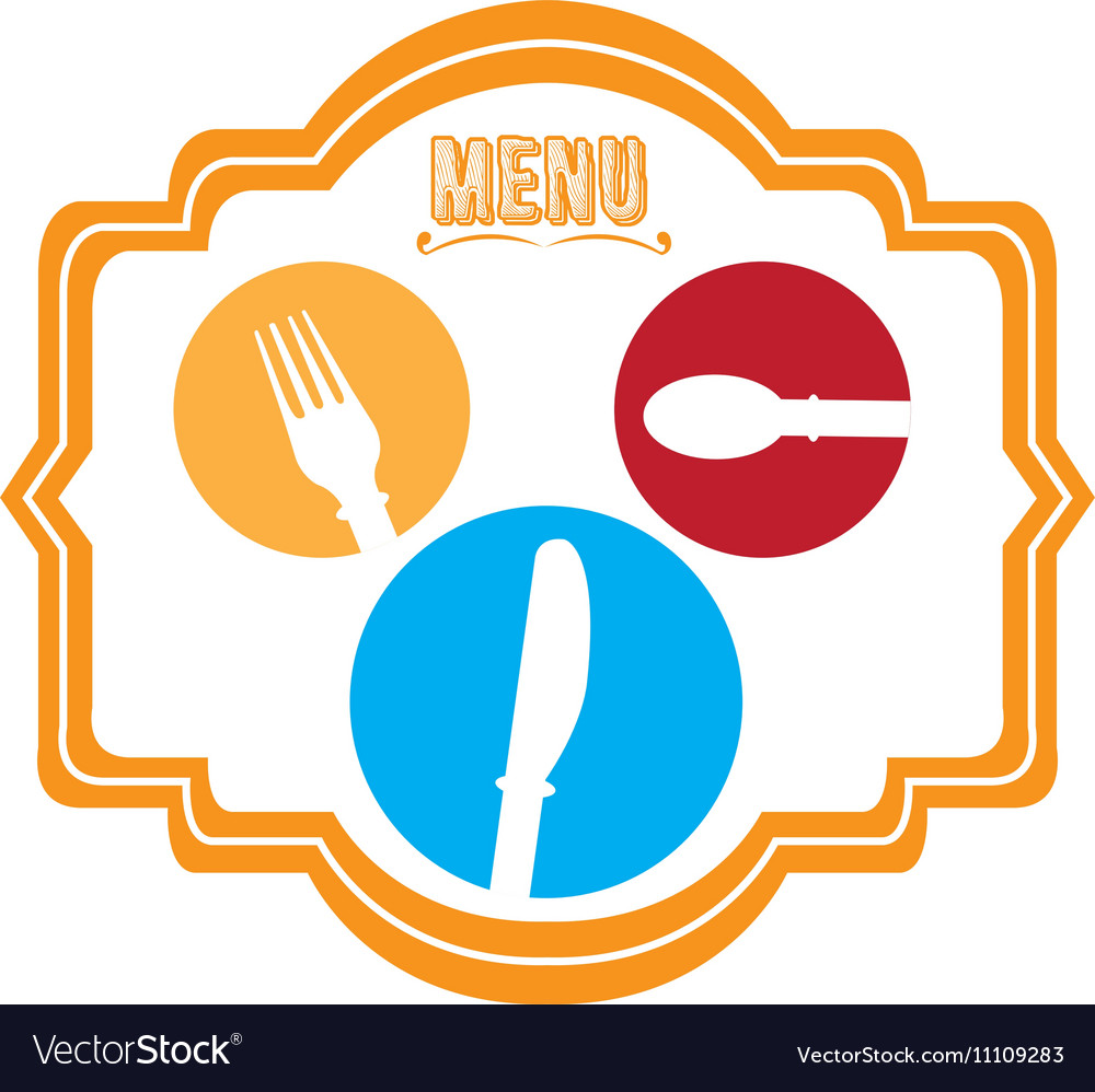 Menu design Royalty Free Vector Image - VectorStock