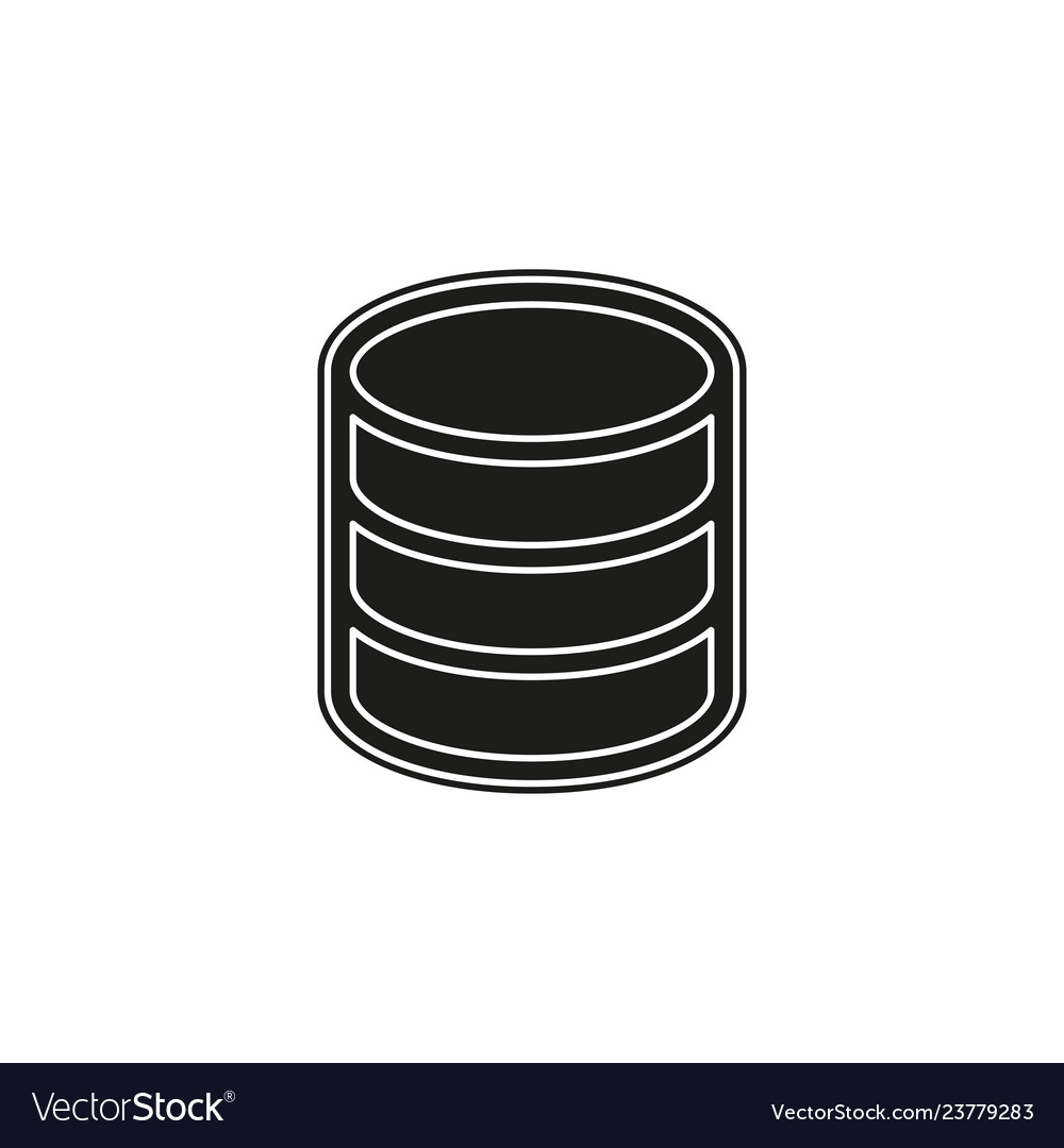Server database connections computer backup vector image Server database connections computer backup