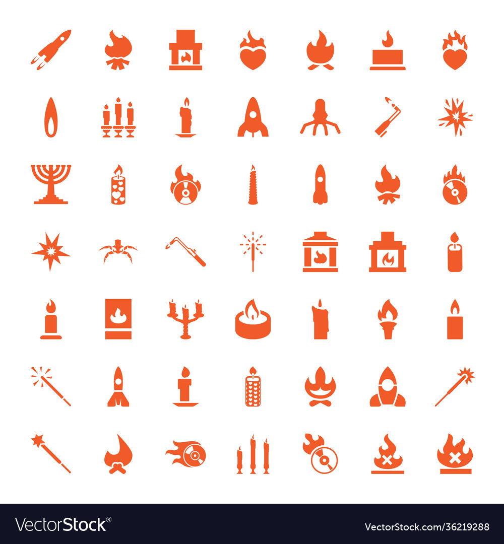 49 flame icons