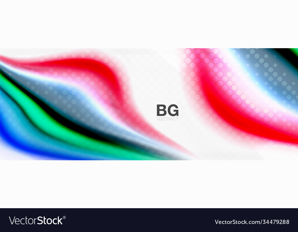 Abstract background smooth flowing lines blurred vector image Abstract background smooth flowing lines blurred