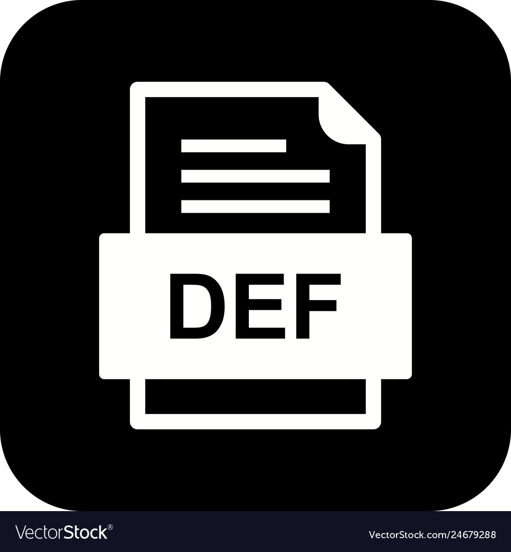 Def file document icon