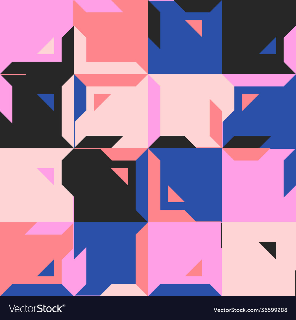 Digital design abstract pattern vector image Digital design abstract pattern