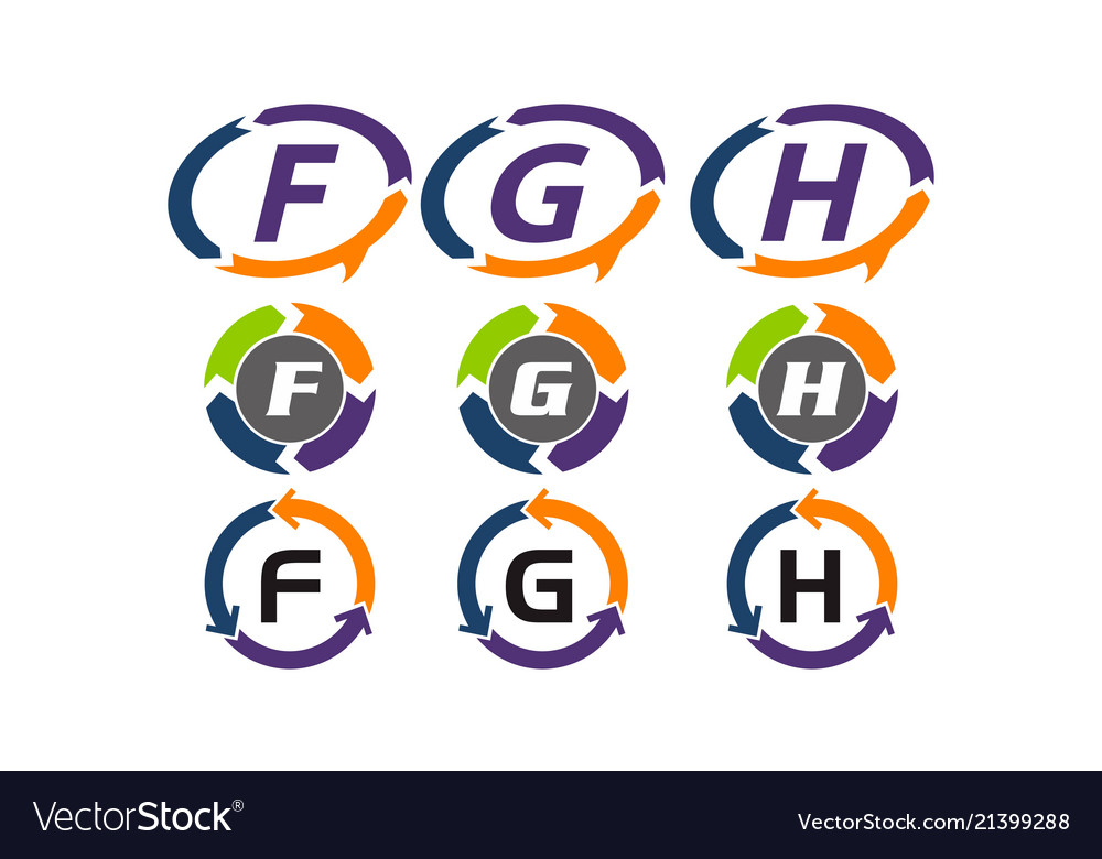 Dynamic rotation marketing initial distribution vector image Dynamic rotation marketing initial distribution