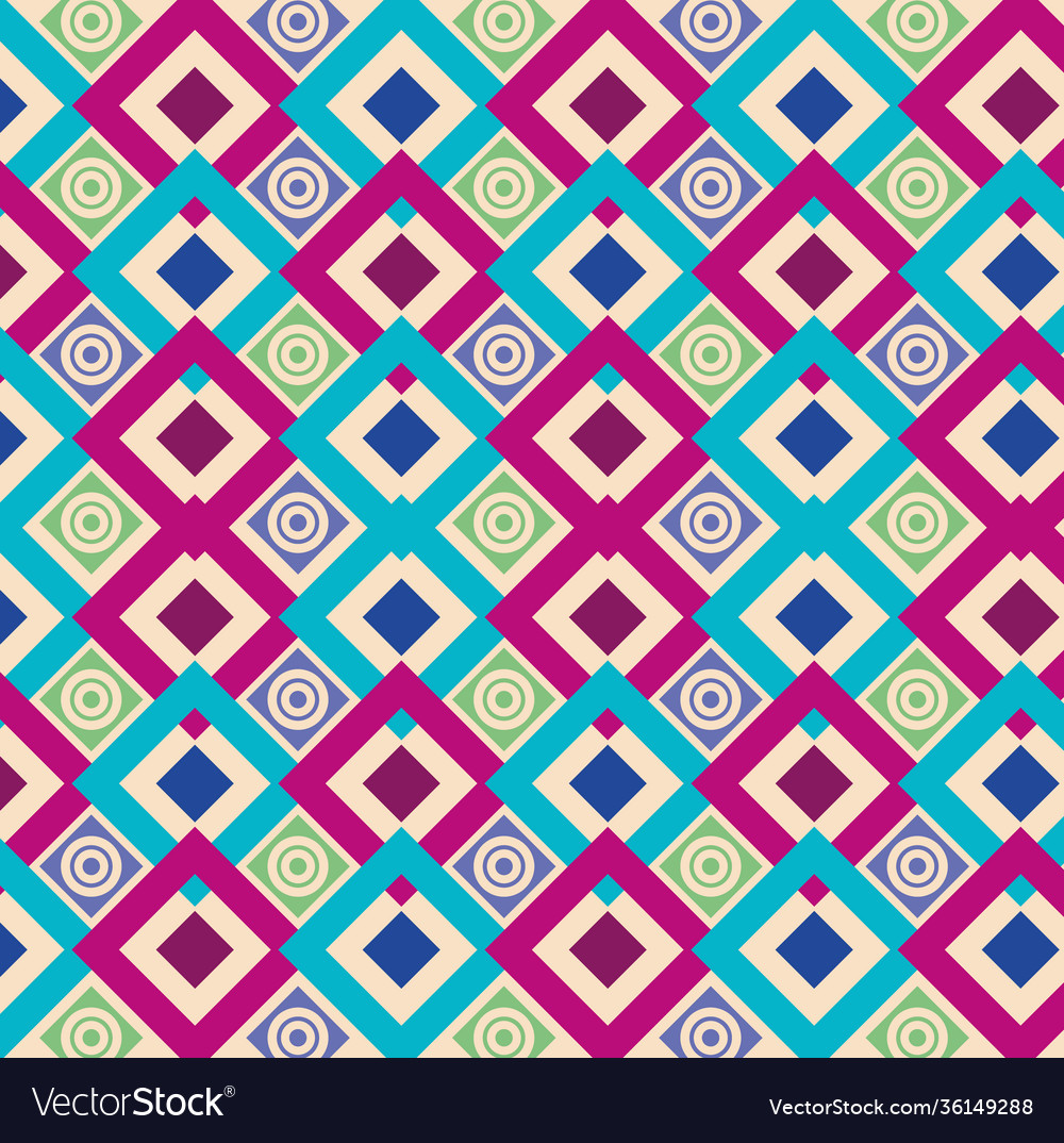Geometric shapes seamless pattern texture