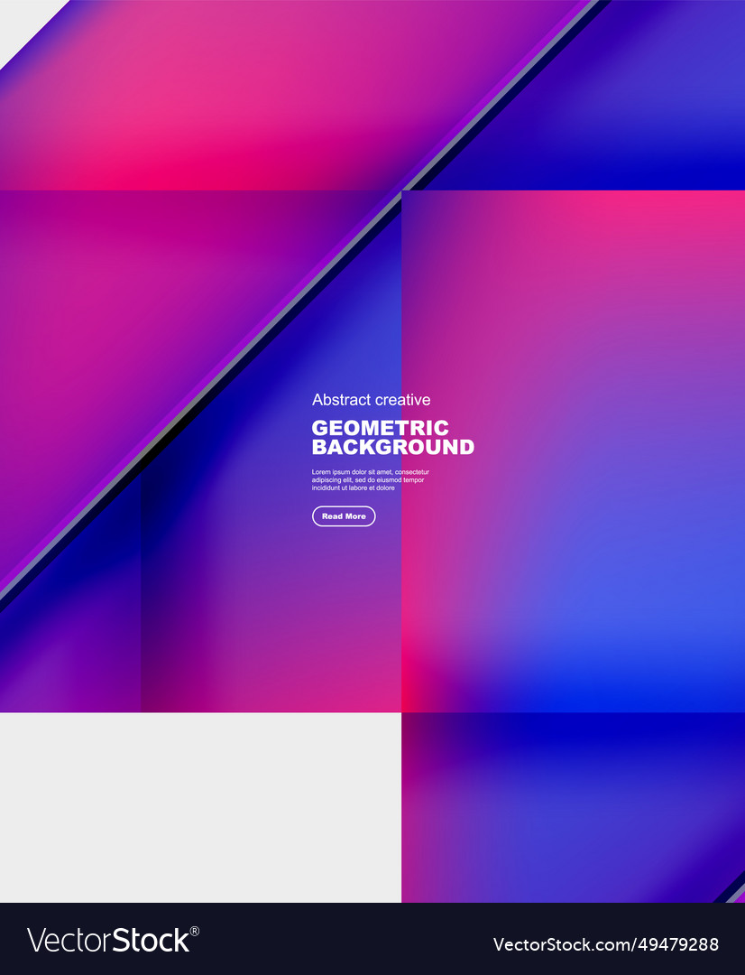 Gradient triangles abstract background Vector Image Gradient triangles abstract background