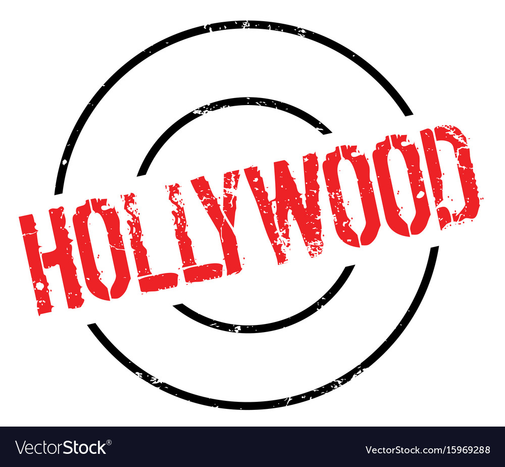 Hollywood rubber stamp